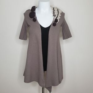 Anthropologie Moth Open Cardigan